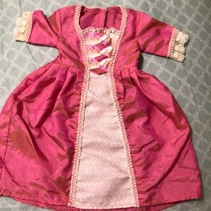 Felicity’s pink gown